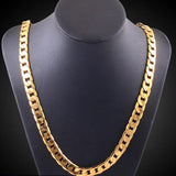 Mens,Steinless Steel Cuben Link Chain-Haevy,Shin& Durable Necklec